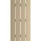 Ekena Millwork Rustic Four Board Spaced Board-n-Batten Sandblasted Faux Wood Shutters, 23 1/2"W x 62"H SHUBSS23X62SDPR - alternate 13